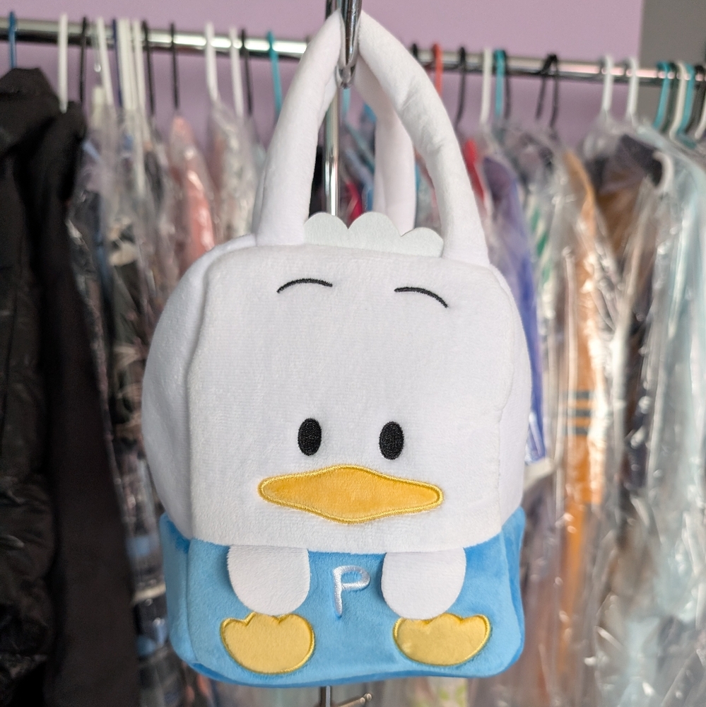 NWOT - Pekkle Ahirunopekkle Character Shaped Purse Tote